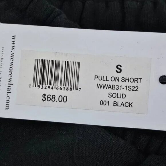 2/$50 WeWoreWhat Black Pull-On Shorts Size S | Casual & Trendy Lounge Shorts - Picture 7 of 8